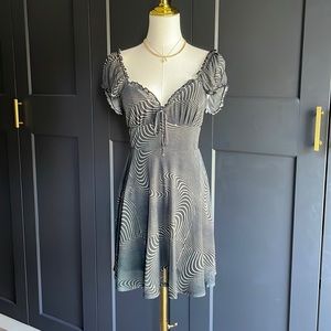 Urban outfitters retro swirl mini dress S